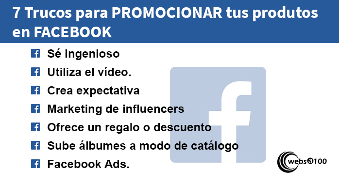 7 trucos promocionar tus productos en facebook