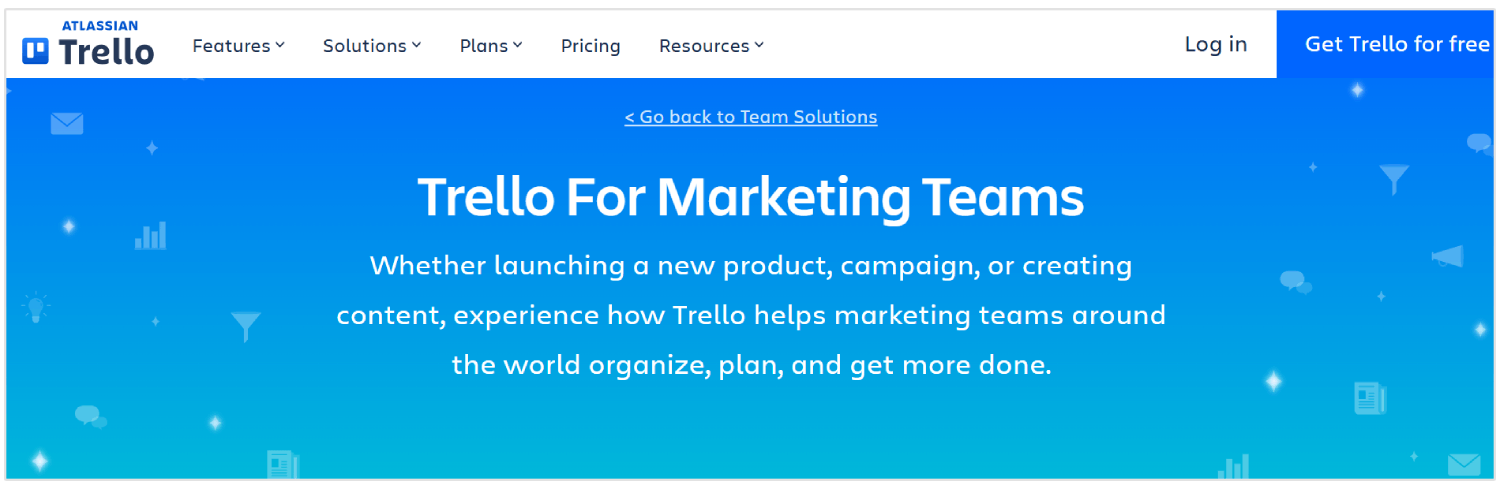 Trello para equipos de marketing